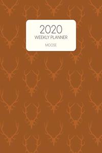 2020 Weekly Planner Moose