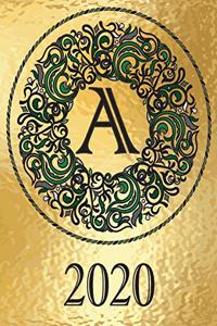 Weekly Planner Initial Monogram 