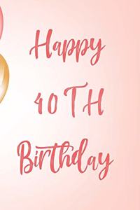 Happy 40th Birthday