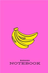 Banana Notebook Checkered