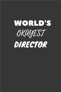 World's Okayest Director Notebook