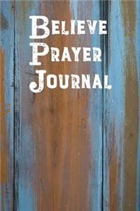 Believe Prayer Journal