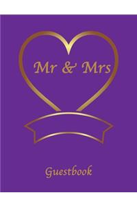 MR & Mrs Guestbook