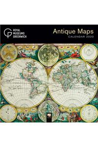 Royal Museums Greenwich – Antique Maps Wall Calendar 2020 (Art Calendar)