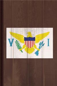Us Virgin Islands Flag Journal Notebook