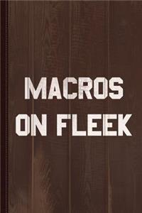 Macros on Fleek Journal Notebook