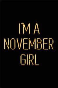 I'm a November Girl