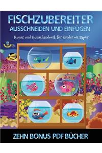 Kunst und Kunsthandwerk für Kinder mit Papier (Fischzubereiter)
