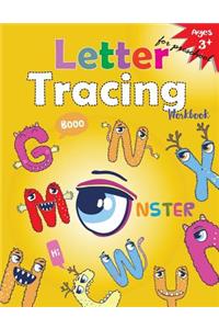 Letter Tracing Workbook (Monster)