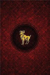 Monogram Aries Notebook
