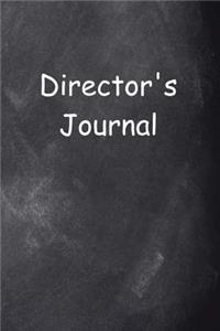 Director's Journal Chalkboard Design