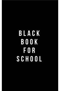 Black Book For School