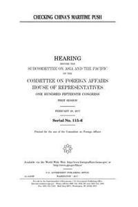 Checking China's maritime push