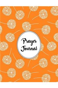 Prayer Journal Notebook Dandelions Pattern 9