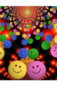 Smiley Face Notebook - 4x4 Quad Ruled