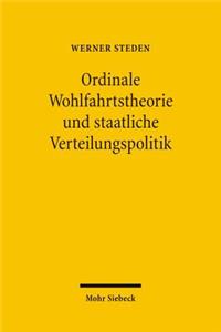 Ordinale Wohlfahrtstheorie und staatliche Verteilungspolitik