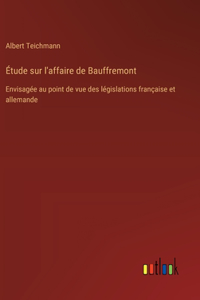 Étude sur l'affaire de Bauffremont