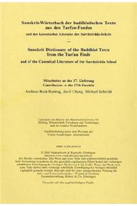 Sanskrit-WÃ¶rterbuch der buddhistischen Texte aus den Turfan-Funden. Lieferung 17