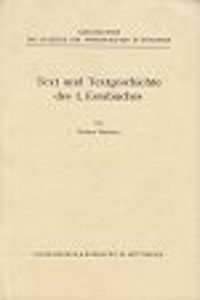 Text Und Textgeschichte Des 1. Esrabuches