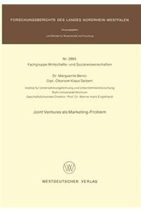 Joint Ventures ALS Marketing-Problem