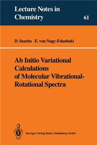 AB Initio Variational Calculations of Molecular Vibrational-Rotational Spectra