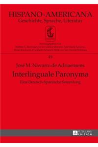 Interlinguale Paronyma