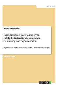 Brainshopping. Entwicklung von Erfolgskriterien für die neuronale Gestaltung von Supermärkten