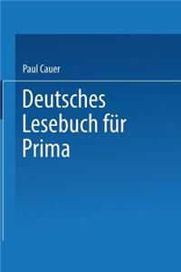 Deutsches Lesebuch Für Prima