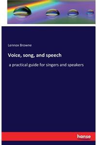 Voice, song, and speech