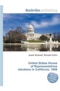 United States House of Representatives Elections in California, 1998