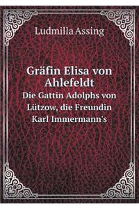 Gräfin Elisa Von Ahlefeldt Die Gattin Adolphs Von Lützow, Die Freundin Karl Immermann's