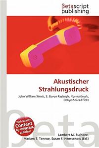 Akustischer Strahlungsdruck