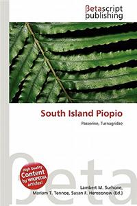 South Island Piopio