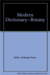 Modern Dictionary—Botany