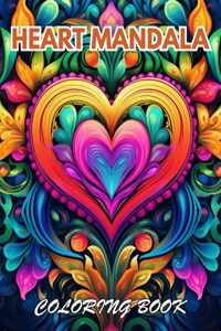 Heart Mandala Coloring Book