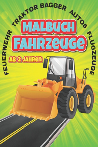 Malbuch Fahrzeuge ab 2 Jahren