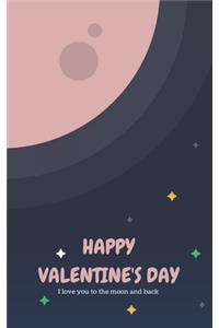 Happy Valentine's day notebook