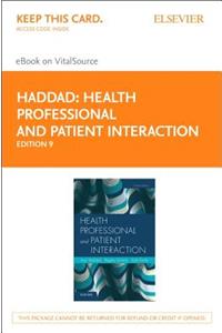Health Professional and Patient Interaction Elsevier eBook on Vitalsource (Retail Access Card)