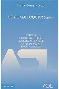 Logic Colloquium 2007