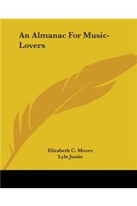 Almanac For Music-Lovers