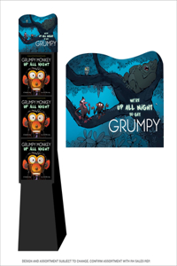 Grumpy Monkey Up All Night 9-Copy Floor Display