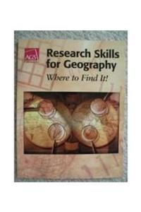 Research Skills for Geography Worktext, Consumable