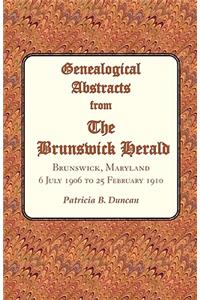 Genealogical Abstracts from the Brunswick Herald, Brunswick, Maryland