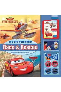 Disney Race & Rescue: Movie Theater Storybook & Movie Projector