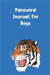 Password Journal For Boys