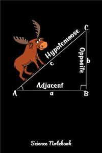 Hypotemoose Adjacent Opposite Science Notebook
