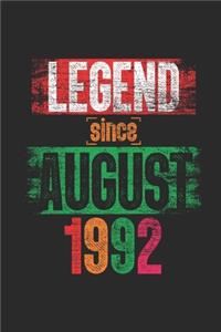 Legend Since August 1992