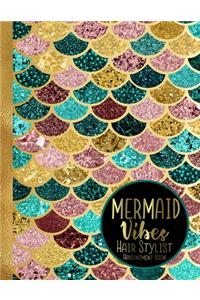Mermaid Vibes Hair Stylist Appointment Book
