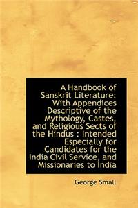 Handbook of Sanskrit Literature