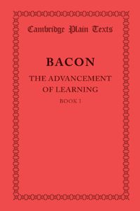 Advancement of Learning: Book I